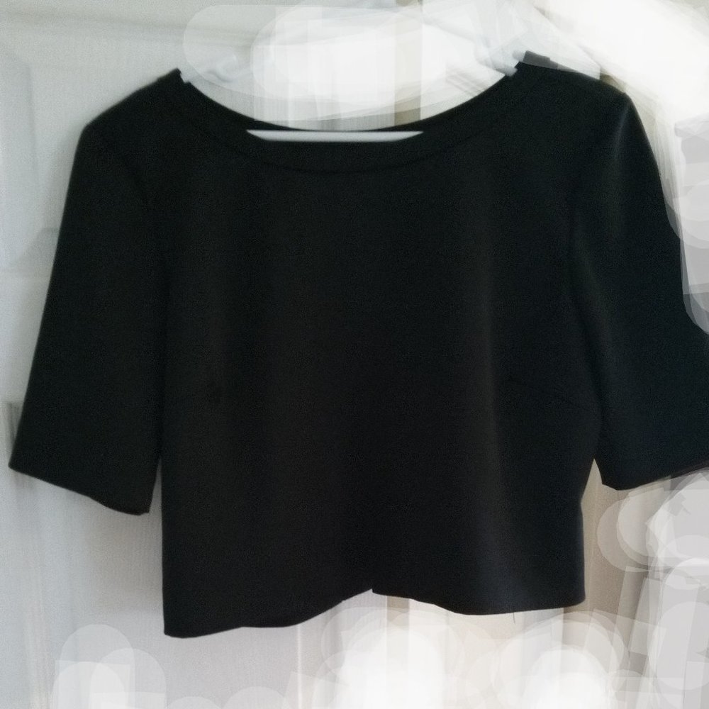 Black Halter blouse
